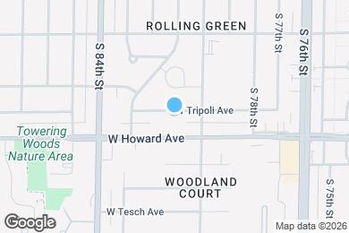 Map image of the property - 8101 W Tripoli Ave