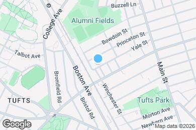 Map image of the property - 121 Yale St