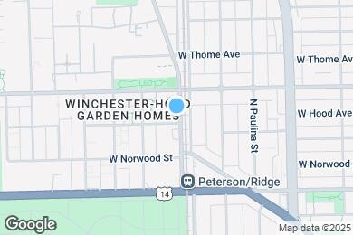 Map image of the property - 6150 N Ravenswood Ave