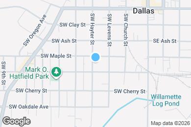 Map image of the property - 1340 SW Hayter St