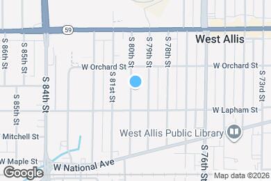 Map image of the property - 1548 S 80th St