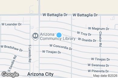 Map image of the property - 9346 W Raven Dr