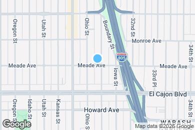 Map image of the property - 3088 Meade Ave