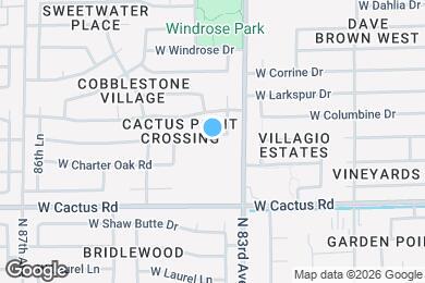 Map image of the property - 8343 W Bloomfield Rd