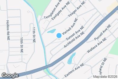 Map image of the property - 1423 Varnell Ave NE