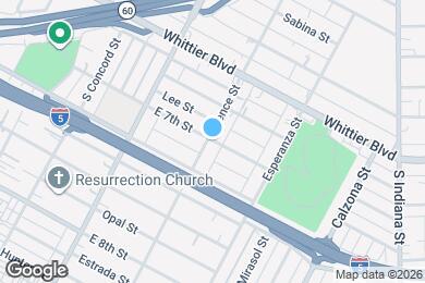 Map image of the property - 3502 E 7th St