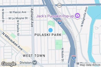 Map image of the property - 1450 W Blackhawk St