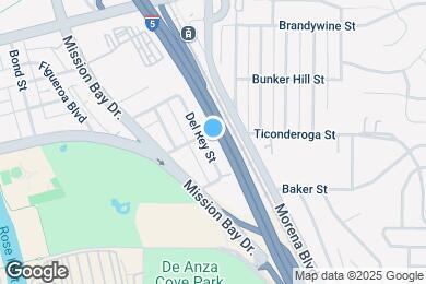 Map image of the property - 3477 Del Rey St