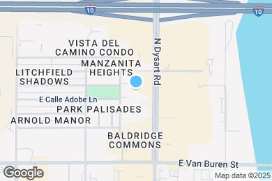Map image of the property - 947 E Via Elena St