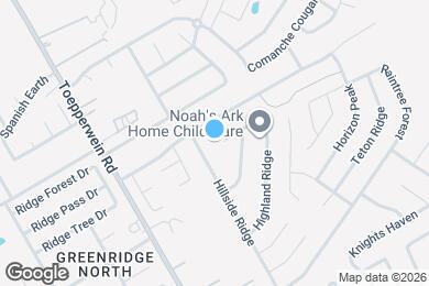 Map image of the property - 6803 Highland Bluffs