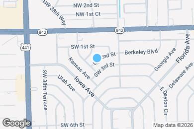 Map image of the property - 3660 SW 2nd St