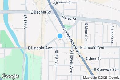 Map image of the property - 2213 S Robinson Ave