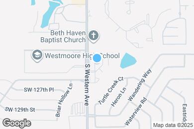 Map image of the property - Oak Place