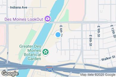 Map image of the property - 1100 E 6th St