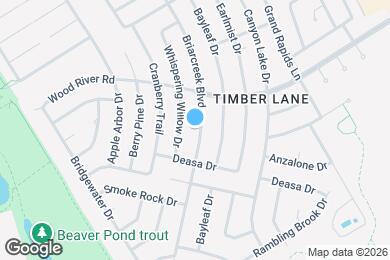 Map image of the property - 23027 Briarcreek Blvd