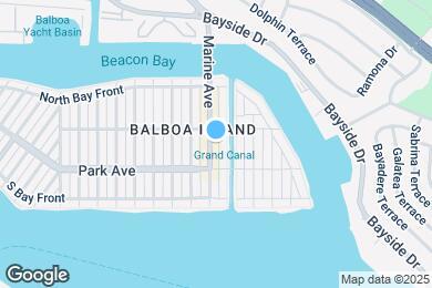 Map image of the property - 218 1/2 Marine Avenue
