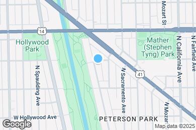 Map image of the property - 5851 N Virginia Ave