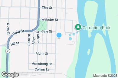 Map image of the property - 807 S 2nd St