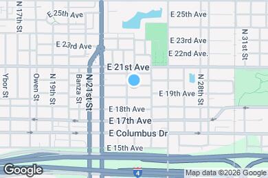 Map image of the property - 2405 E 20th Ave