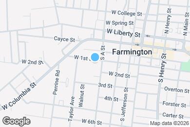 Map image of the property - 306 W 1st St