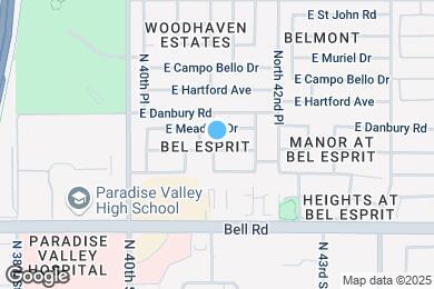 Map image of the property - 4116 E Coolbrook Ave
