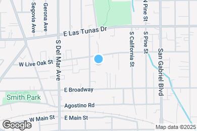 Map image of the property - 312 E Live Oak St