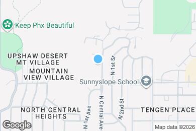 Map image of the property - 9820 N Central Ave