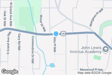 Map image of the property - 2138 Donald Lee Hollowell Pkwy NW