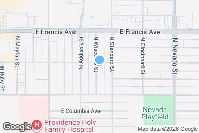 Map image of the property - 6022 N Wiscomb St