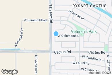 Map image of the property - 13045 W Columbine Dr