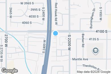 Map image of the property - 2306 W 4130 S