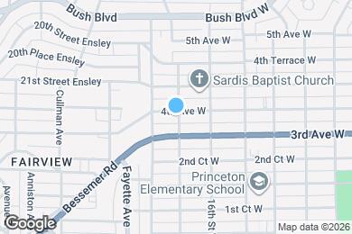 Map image of the property - 1701 4th Ave W