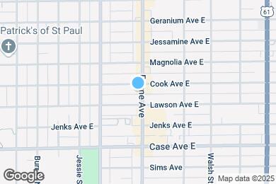 Map image of the property - 1039 Payne Ave