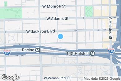 Map image of the property - 1060 W Van Buren St