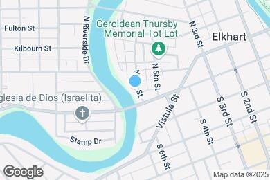Map image of the property - 119 N 6th St
