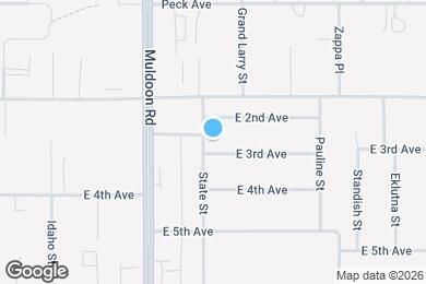 Map image of the property - 8001 E 3rd Ave