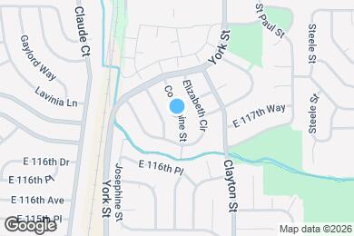 Map image of the property - 11817 Columbine St