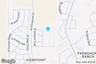 Map image of the property - Charming 3-Bedroom, 2-Bath with Private Backyard & Garage in Prescott Valley