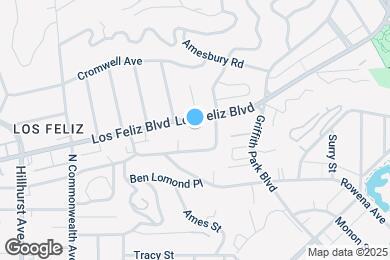 Map image of the property - 4024-4028 Los Feliz Blvd