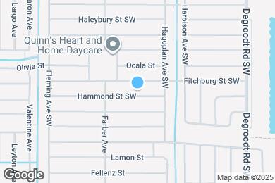 Map image of the property - 443 Hammond St SW