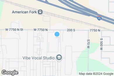 Map image of the property - Meadows at American Fork