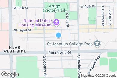 Map image of the property - 1309 W Fillmore St