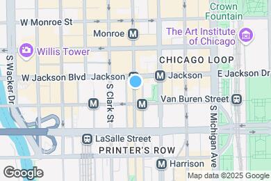 Map image of the property - 349 S Dearborn St