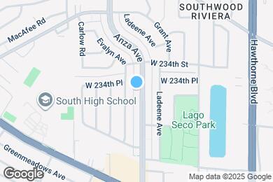 Map image of the property - 23447 Anza Ave