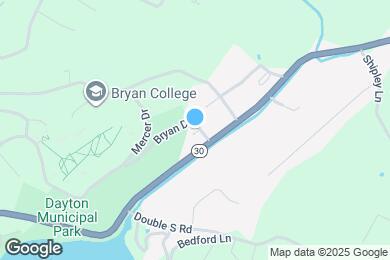 Map image of the property - 1030 Bryan Dr