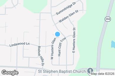 Map image of the property - 4420 W Hunters Glen St