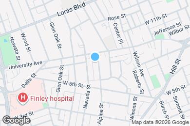 Map image of the property - 831 Alpine St