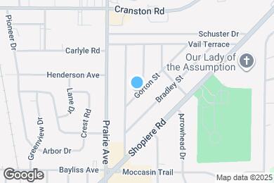 Map image of the property - 2041 Gorton St