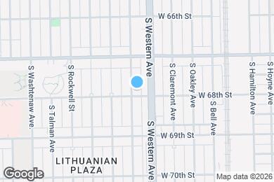 Map image of the property - 6753 S Artesian Ave