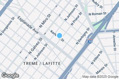 Map image of the property - 1437 N Prieur St
